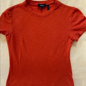 Theory  Crewneck,dark orange, T-shirt, size P